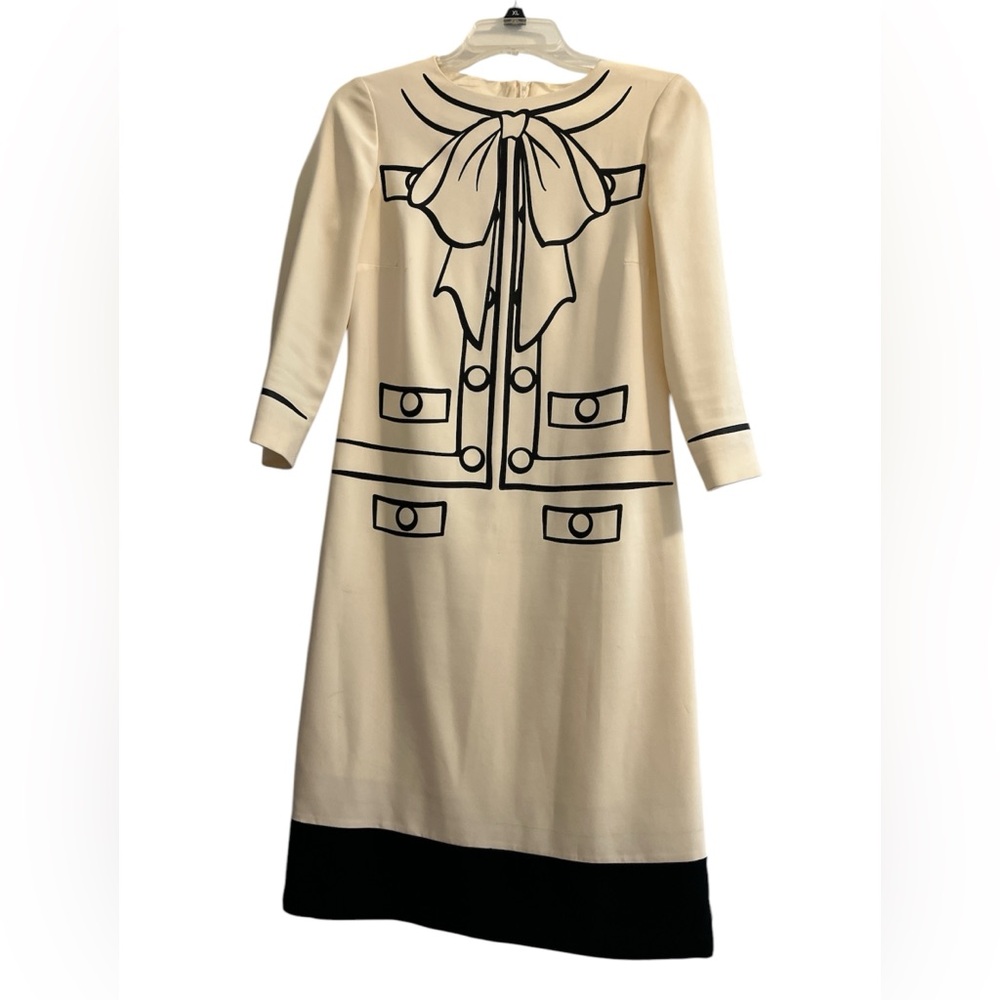 EUC 3d Print dress Moschino boutique size S